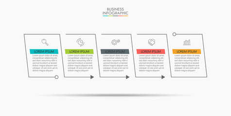 Business data visualization. timeline infographic icons designed for abstract background template