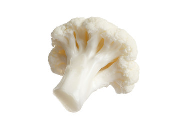 Cauliflower isolated on white background. Ripe fresh cauliflower Clipping Path.