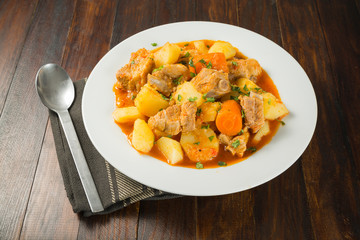 Costillas de cerdo guisadas