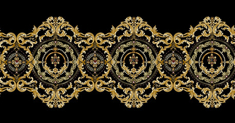 Decorative elegant luxury design.Vintage elements in baroque, rococo style.Design for cover, fabric, textile, wrapping paper .