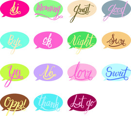 set of vector labels