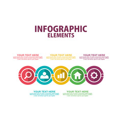 Business Infographic Template. Modern Infographics Timeline Design Template. Vector Illustration