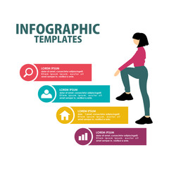 Business Infographic Template. Modern Infographics Timeline Design Template. Vector Illustration
