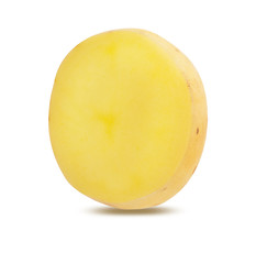 Potato isolated on white background with clipping path