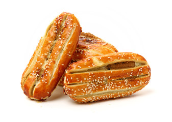 Chinese Cake on white background