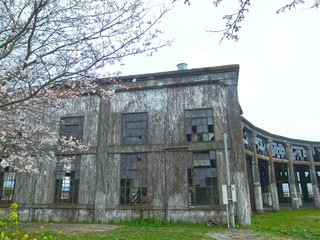 【大分県玖珠郡 廃墟】旧豊後森機関庫