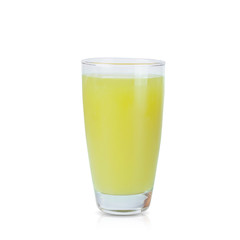Sugar cane juice isolated on white background. This has clipping path. 
