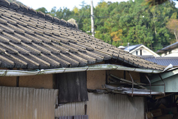 Fototapeta na wymiar 日本の岡山県総社市の古くて美しい建物