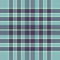 Tartan Seamless Pattern in Blue and Violet.