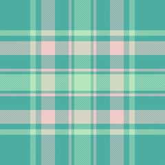 Tartan Seamless Pattern in Green and Violet.