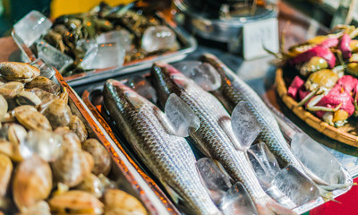 Traditional Vietnamese street food sold in Da Nang night market