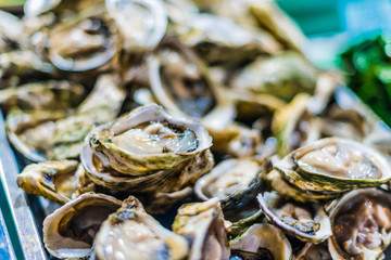 Traditional Vietnamese street food sold in Da Nang night market