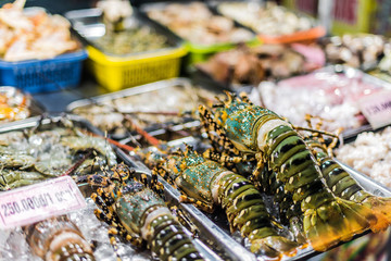 Traditional Vietnamese street food sold in Da Nang night market