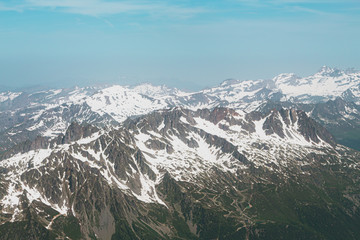 aerial view of mountains