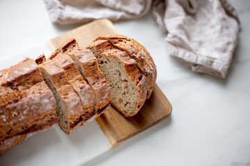 Seven Grain Artisan home made Bread Loaf