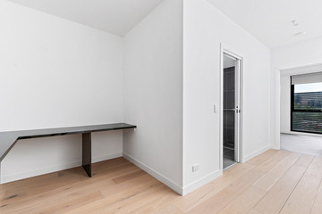 Empty and unfurnished brand new apartment