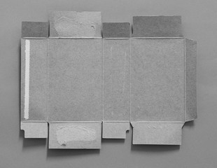 torn paper on gray background with copy space for text