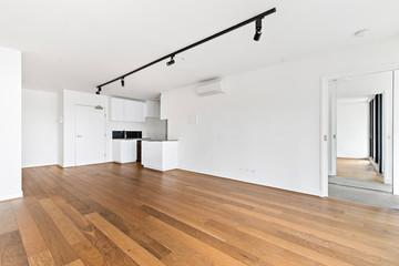 Empty and unfurnished brand new apartment