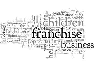 A Business Franchise For People Who Adore Children