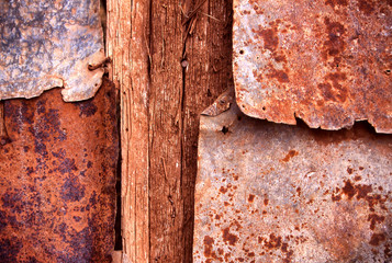Background of rusty metal