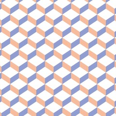 ピンクとブルーの幾何学模様