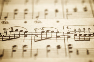 Music sheet view