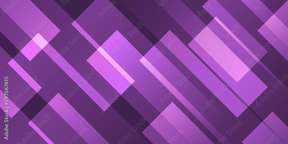 Poster abstract modern rectangular background overlay vector purple color