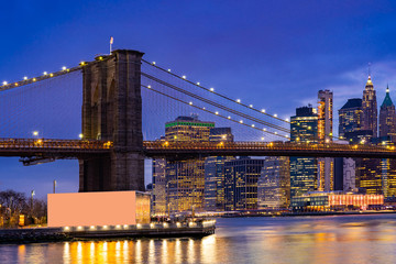 Plakat Brooklyn bridge New York
