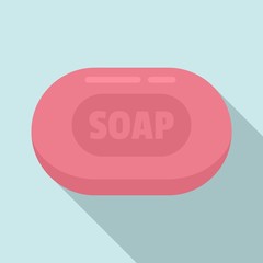 Soap icon. Flat illustration of soap vector icon for web design