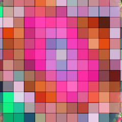 3D Abstract fractal background