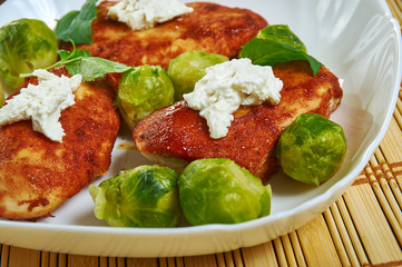 Brussels sprouts Chicken Fra Diavolo