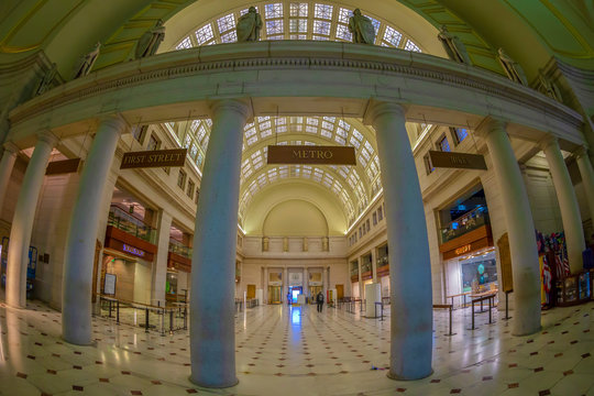 Union Station In Washington DC, USA