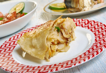 Fish in pita bread