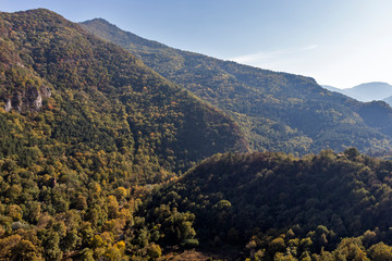 Fototapeta na wymiar Autumn Landscape of Rhodope Mountains, Bulgaria