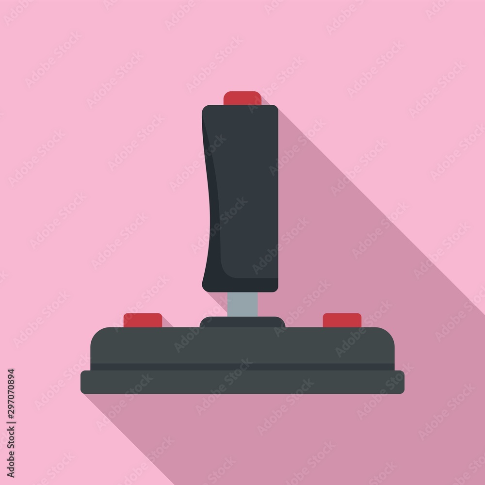 Aufkleber joystick icon. flat illustration of joystick vector icon for web design
