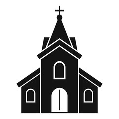 Window church icon. Simple illustration of window church vector icon for web design isolated on white background