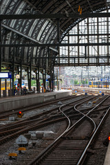 tåg  Amsterdam, Holland, Europa