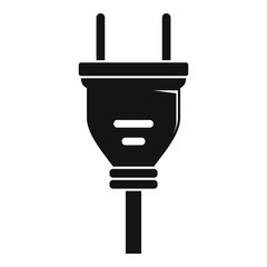 Electric wire icon. Simple illustration of electric wire vector icon for web design isolated on white background