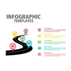 Business Infographic Template. Modern Infographics Timeline Design Template. Vector Illustration