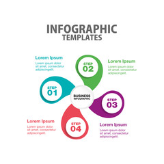 Business Infographic Template. Modern Infographics Timeline Design Template. Vector Illustration