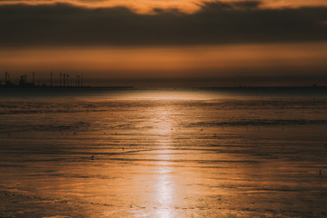 Sonnenuntergang Nordsee