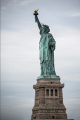 Fototapeta na wymiar USA, New York - May 2019: Statue of Liberty, Liberty Island