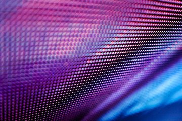 CloseUp LED blurred screen. LED soft focus background. abstract background ideal for design.
