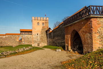 Medieval castle (castle of Medininkai, Lithuania, XIV century)
