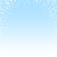 Magic stars sparse Christmas background. Subtle fl