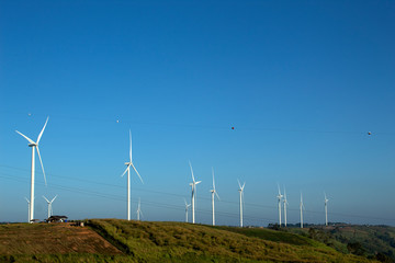 wind turbine in the farm