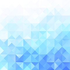 Obraz premium Blue Grid Mosaic Background, Creative Design Templates