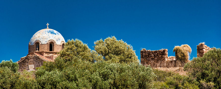 &Eacute;glise orthodoxe &agrave; Lavrio, Gr&egrave;ce