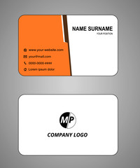 Business cover annual report modern template flat design flyer