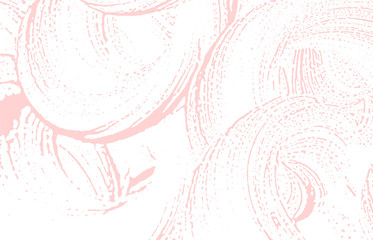 Grunge texture. Distress pink rough trace. Fascina